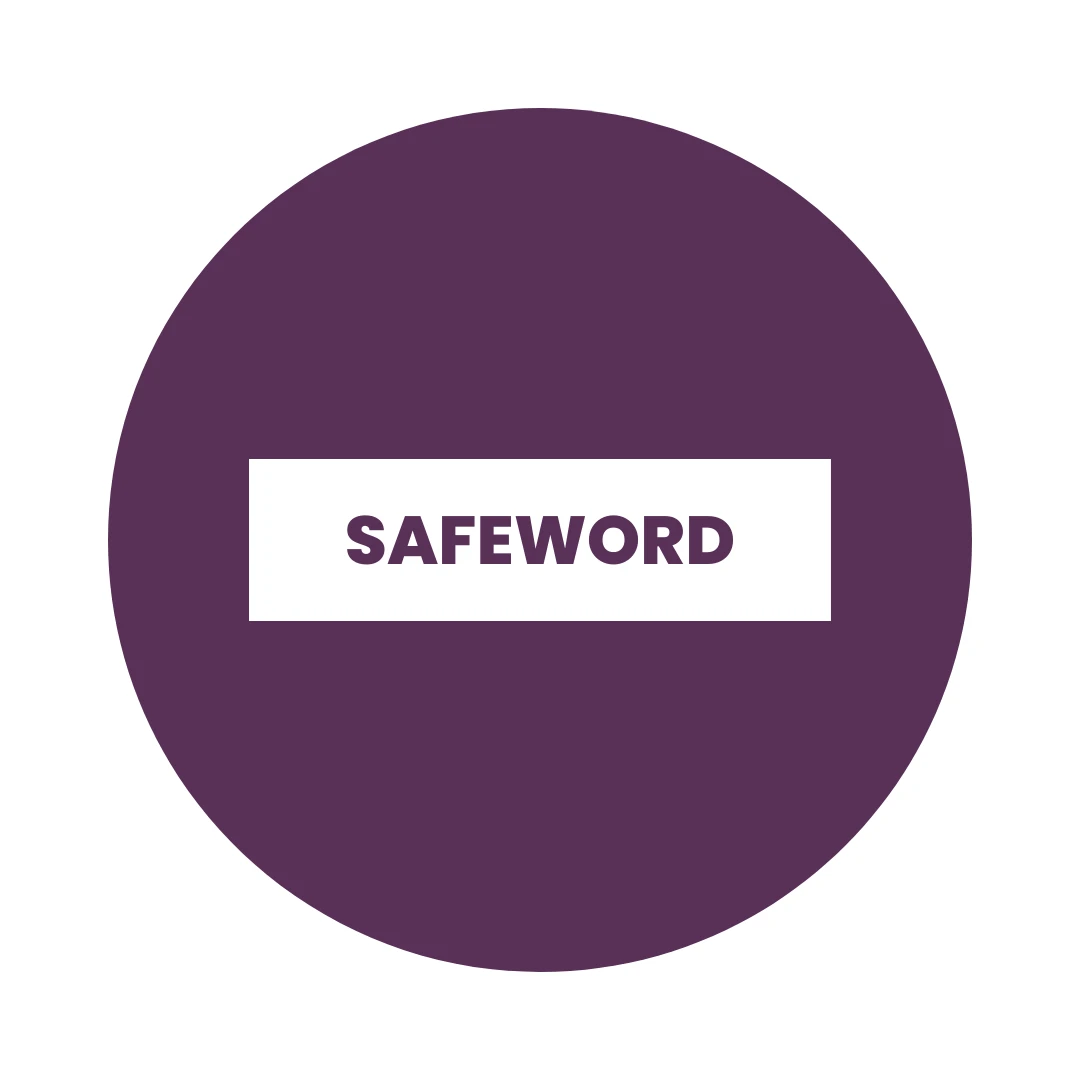 Safeword et feu de signalisation BDSM